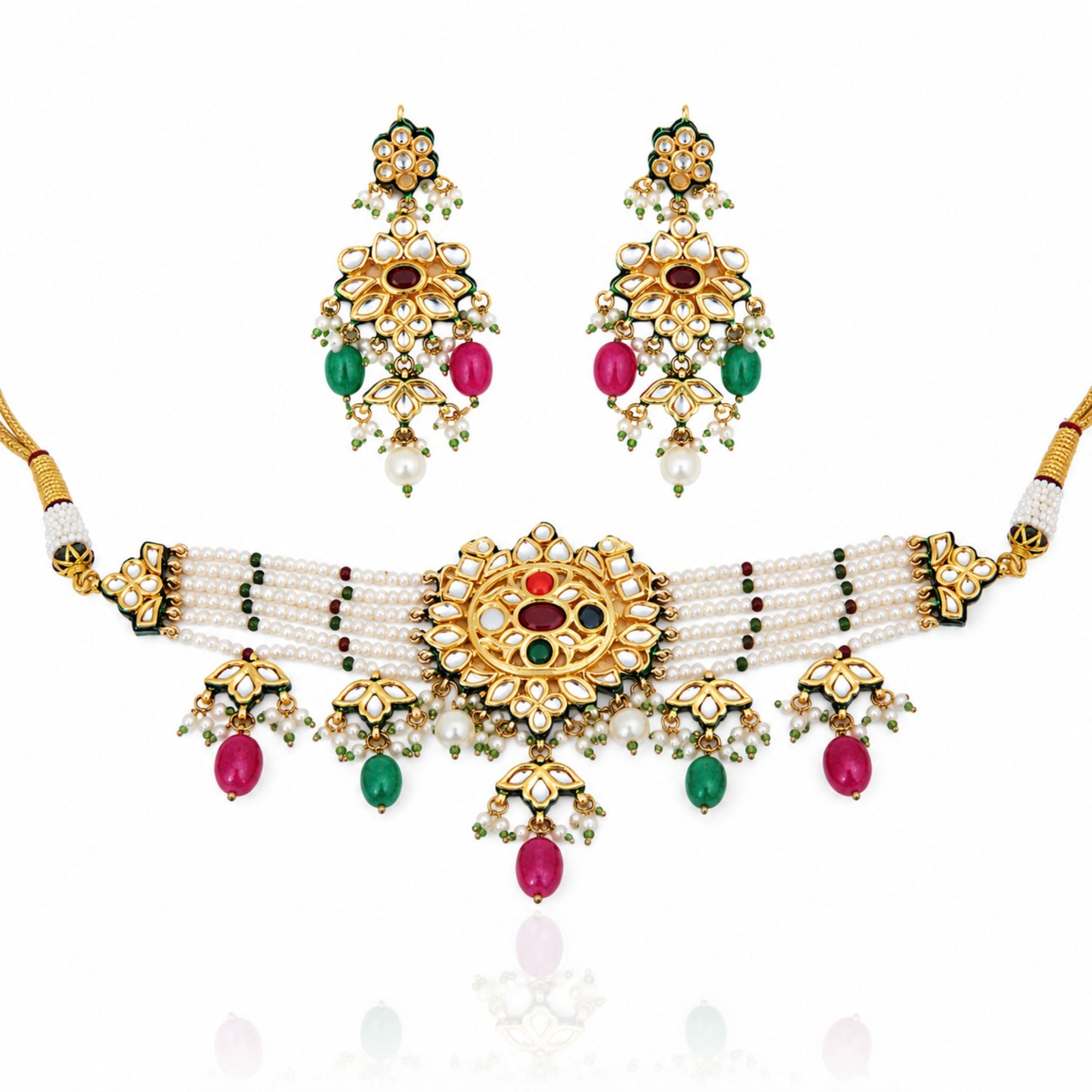 Rajeshwari Maharani Kundan Choker Set