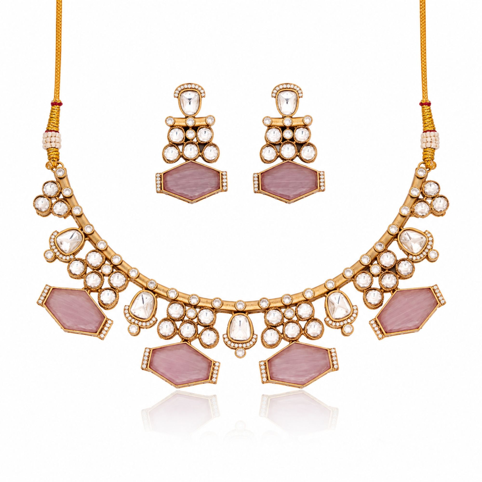 Gulabi Blush Kundan Bridal Set