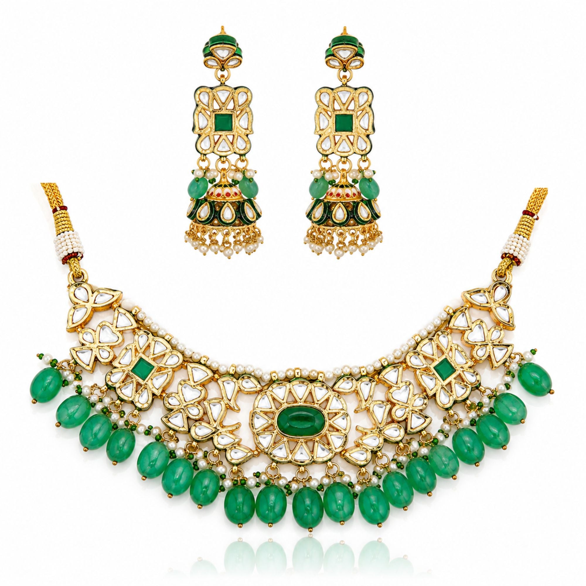 Panna Pearl Drop Choker Set