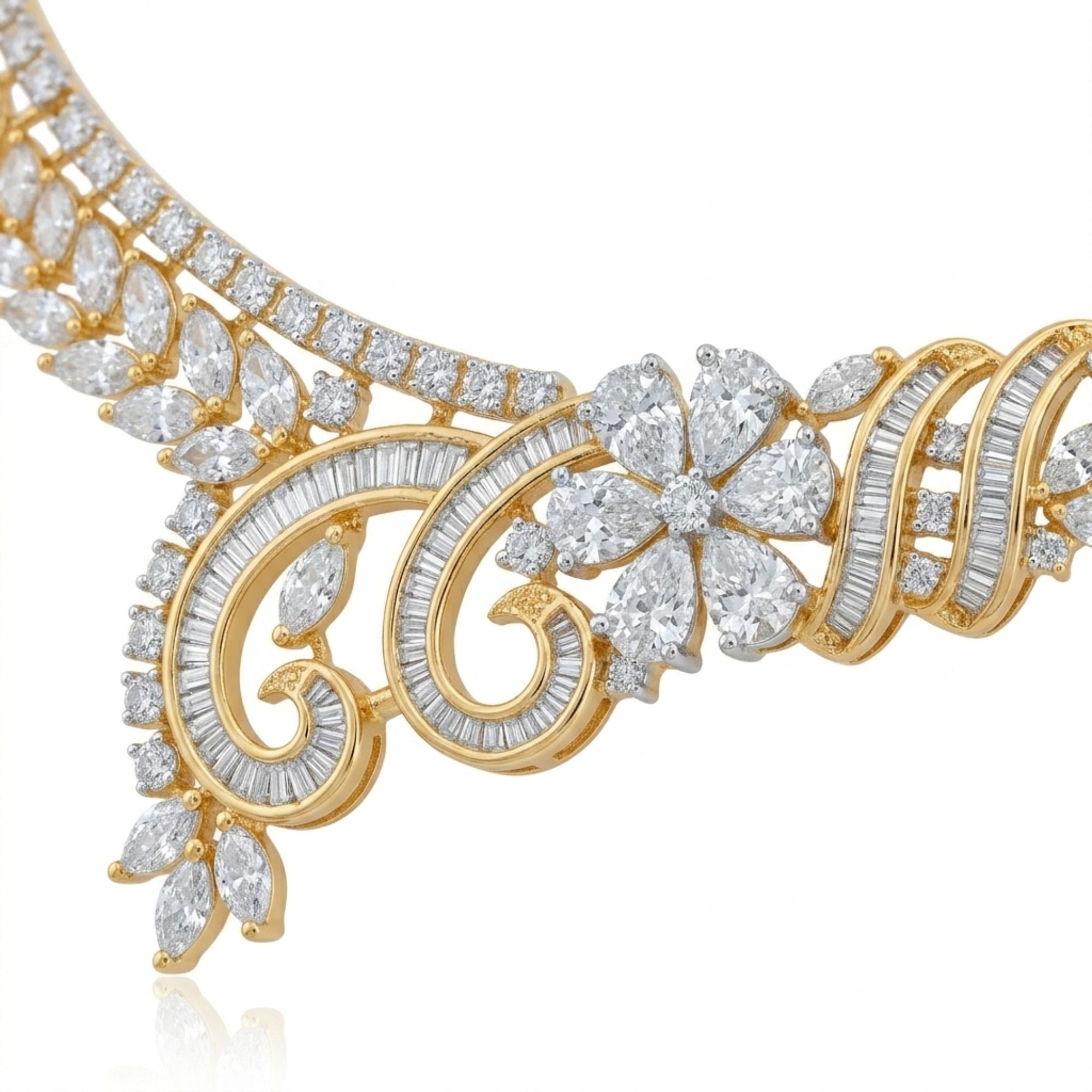 Zaira Bridal Sparkle Necklace Set