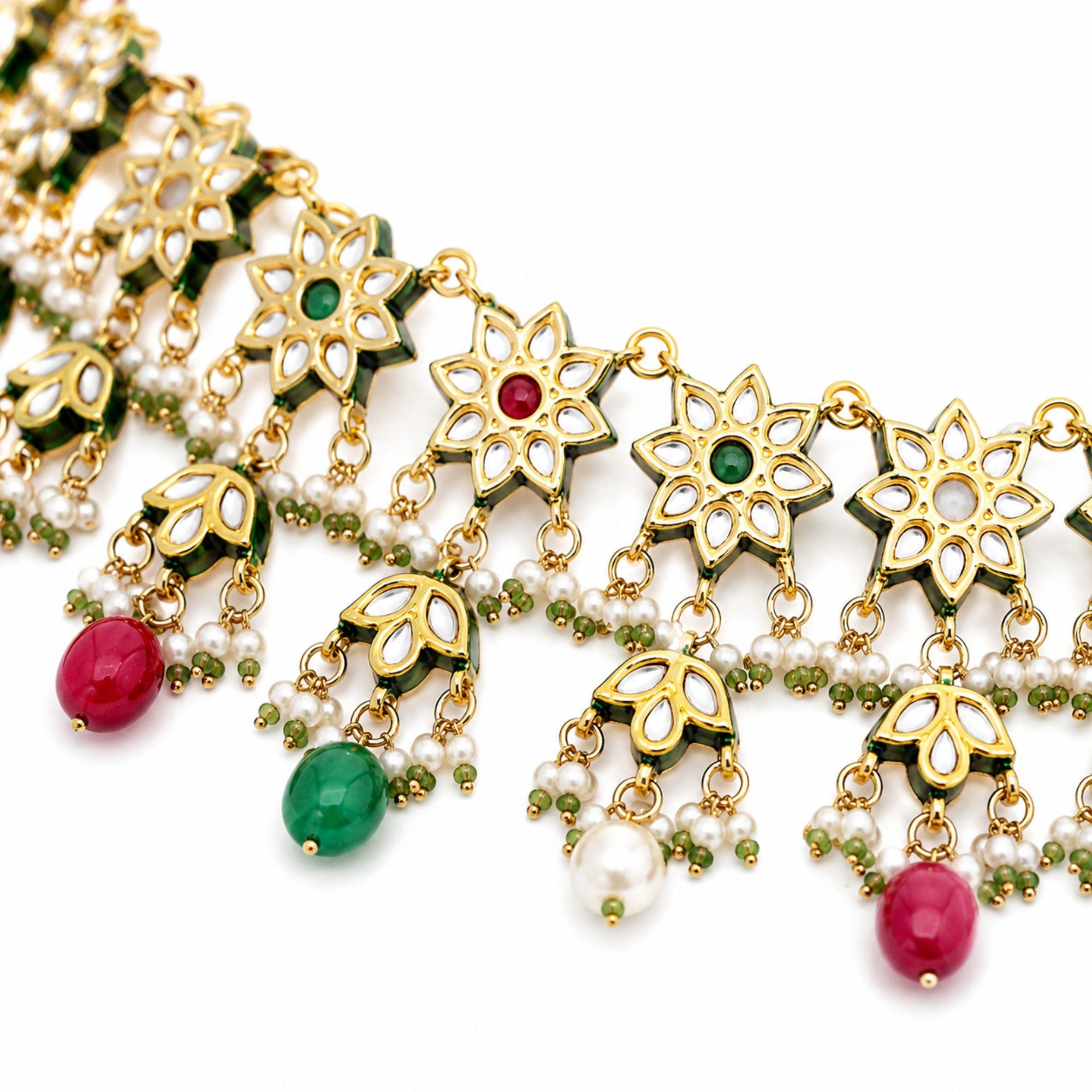 Meenal Handcrafted Meenakari Choker Set