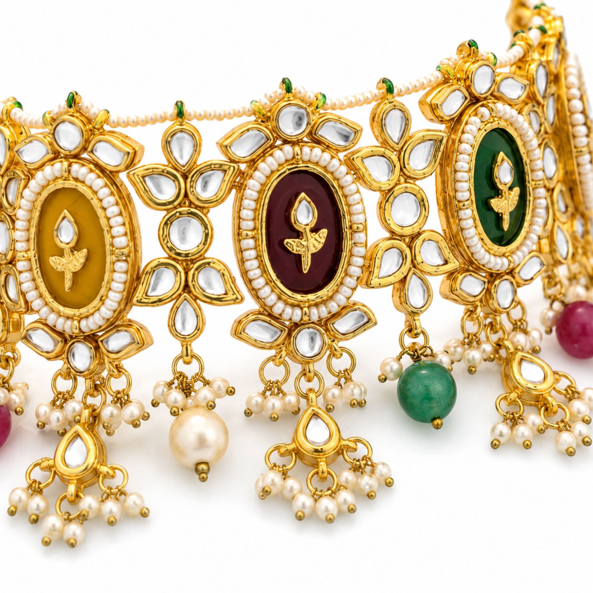 Rajkumari Luxury Kundan Choker Set