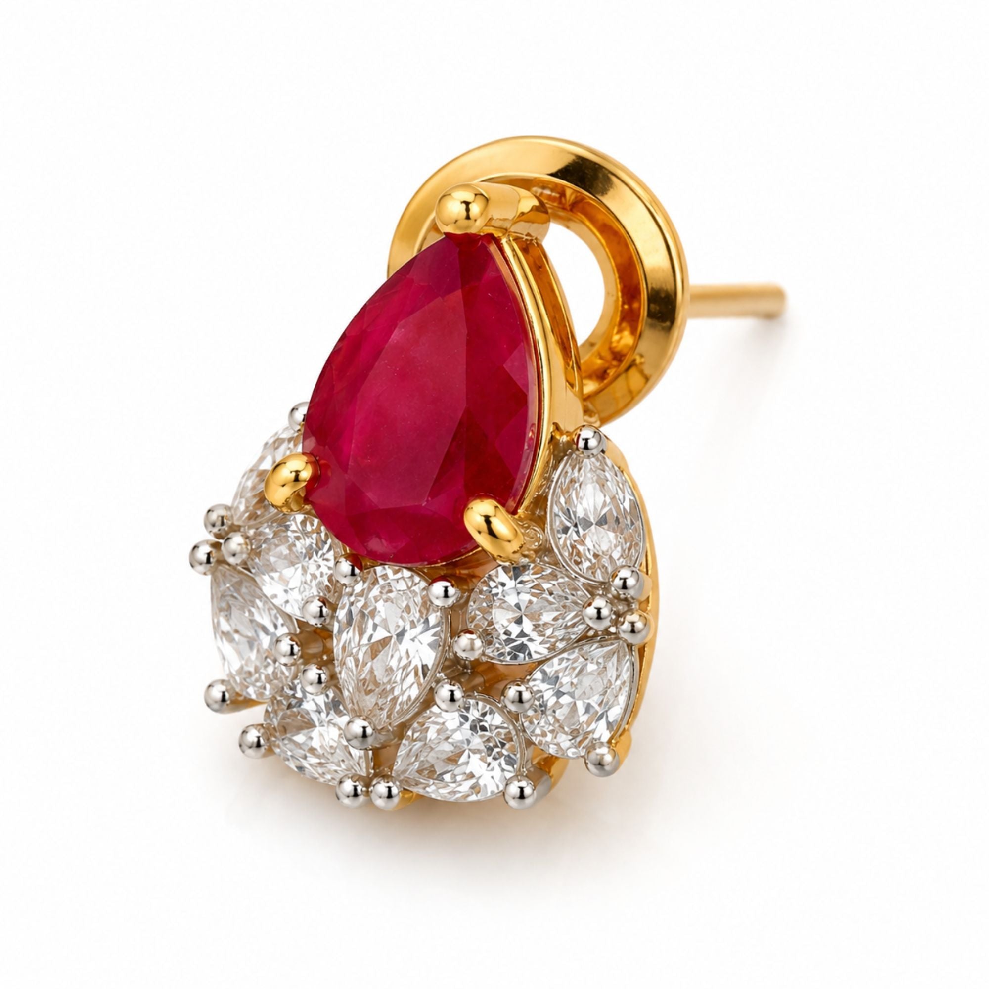 Ruhani Ruby CZ Daily Pendant