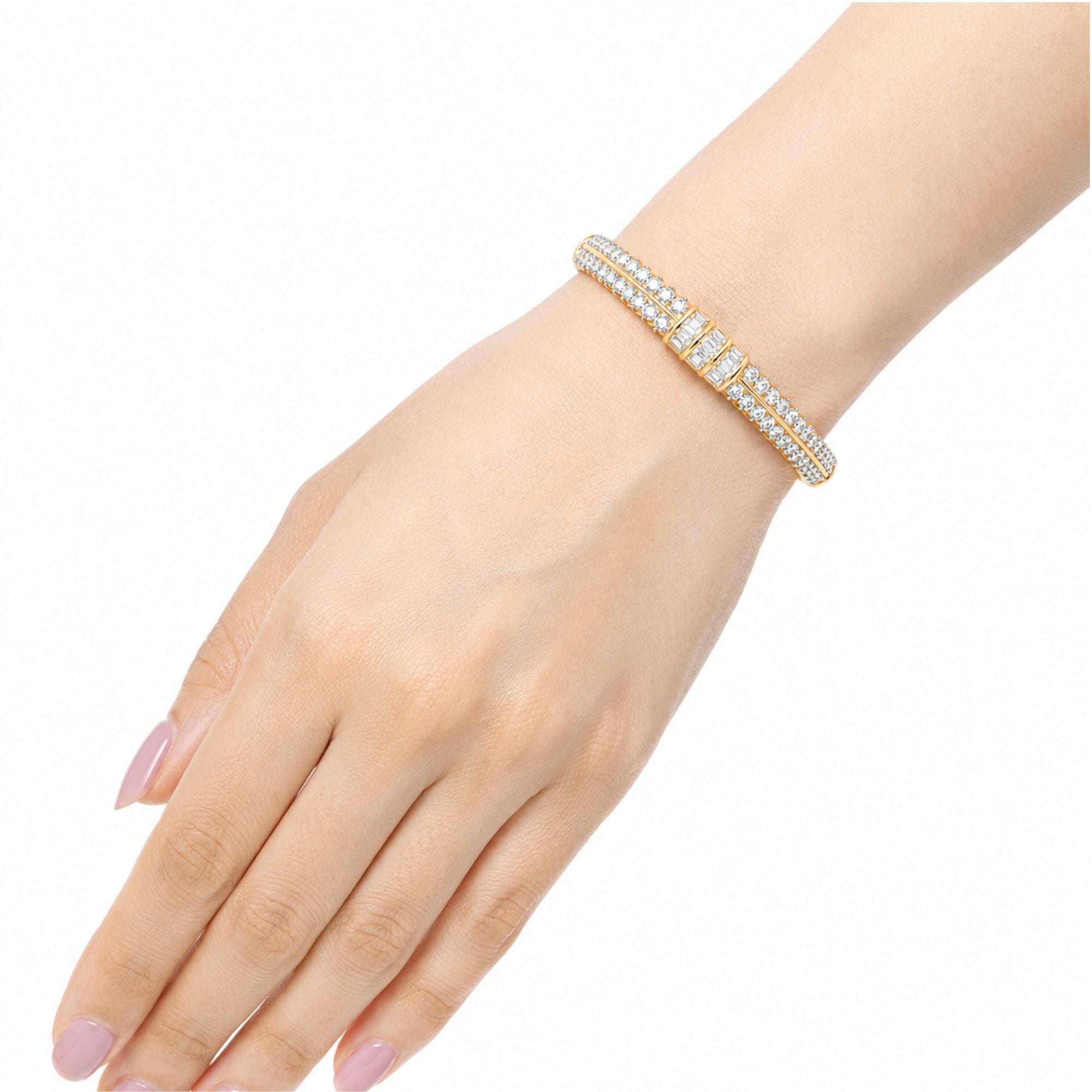 Marwa Dual Tone Tennis Bangles