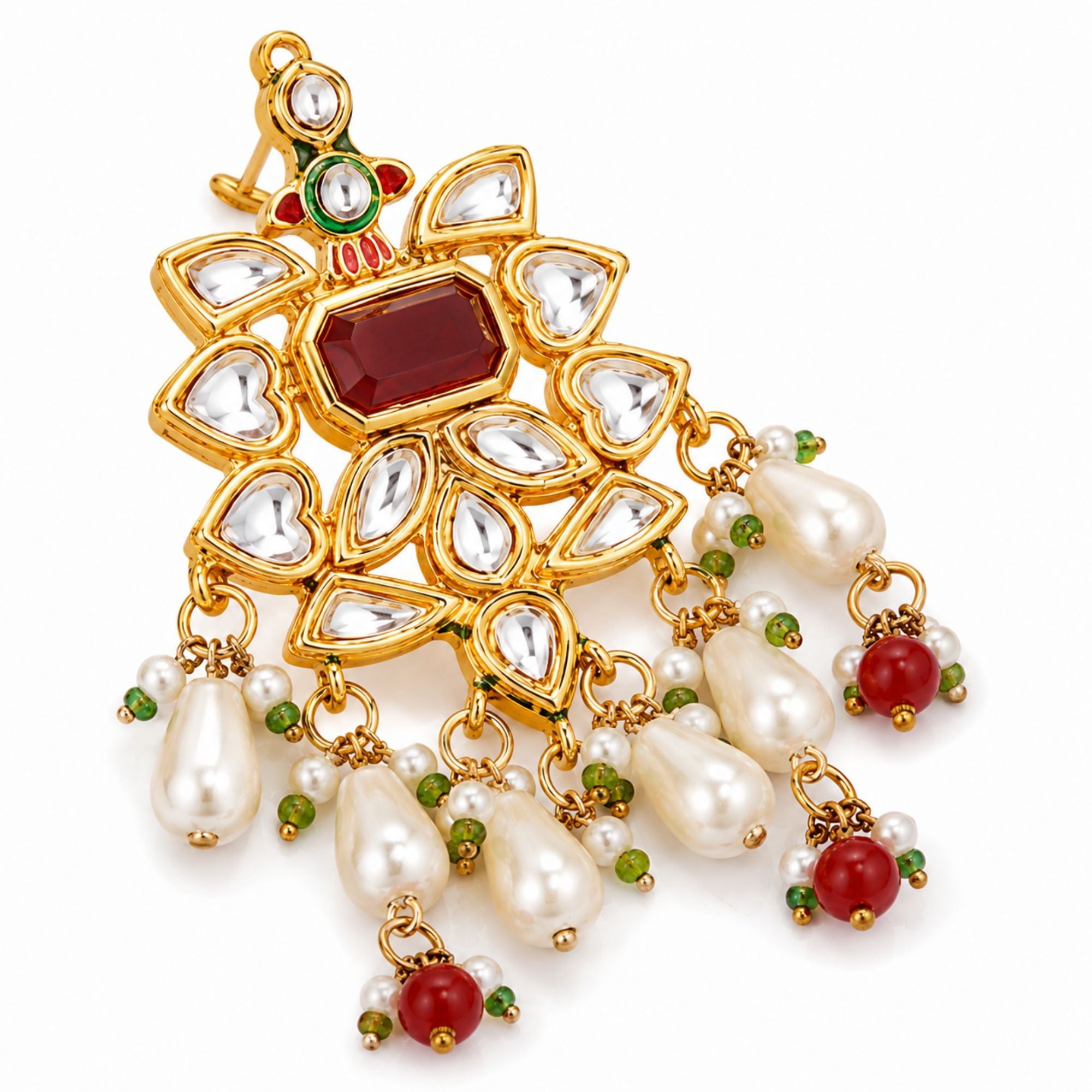 Vaibhav Statement Kundan Necklace Set