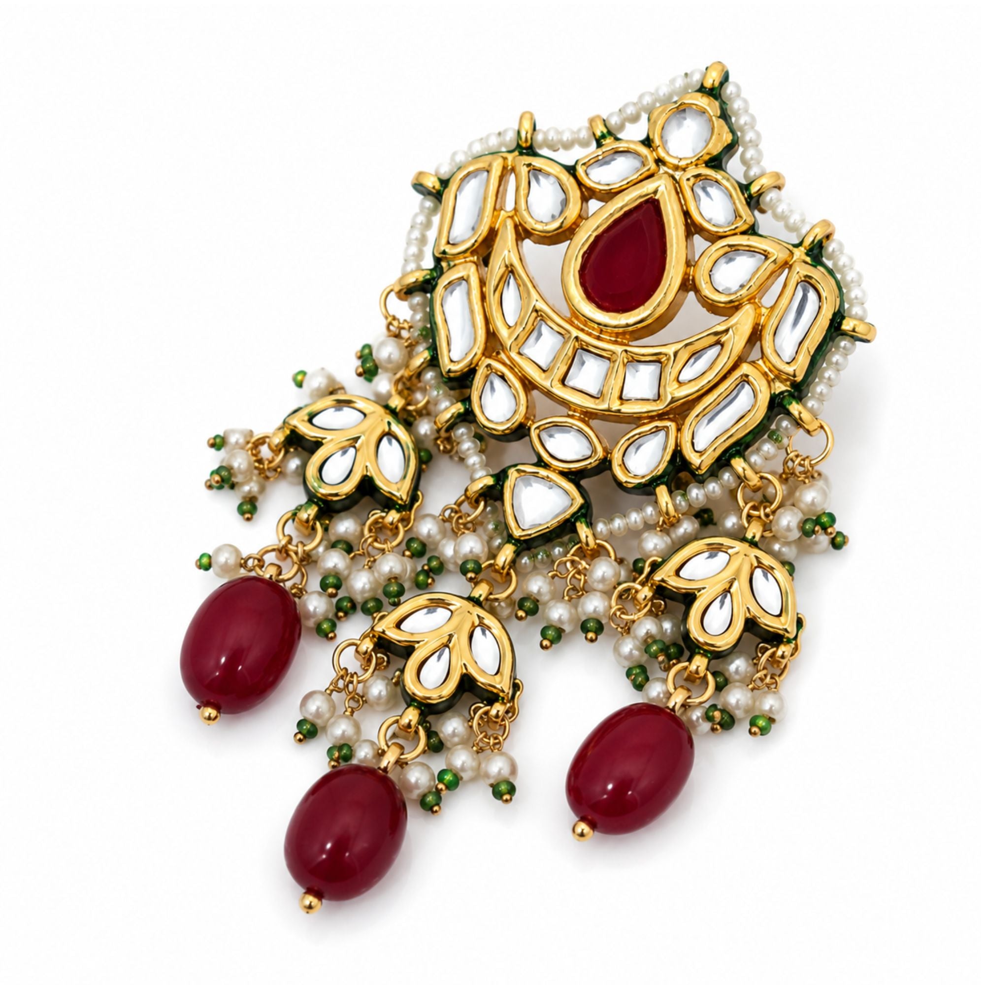 Devika Antique Temple Necklace Set