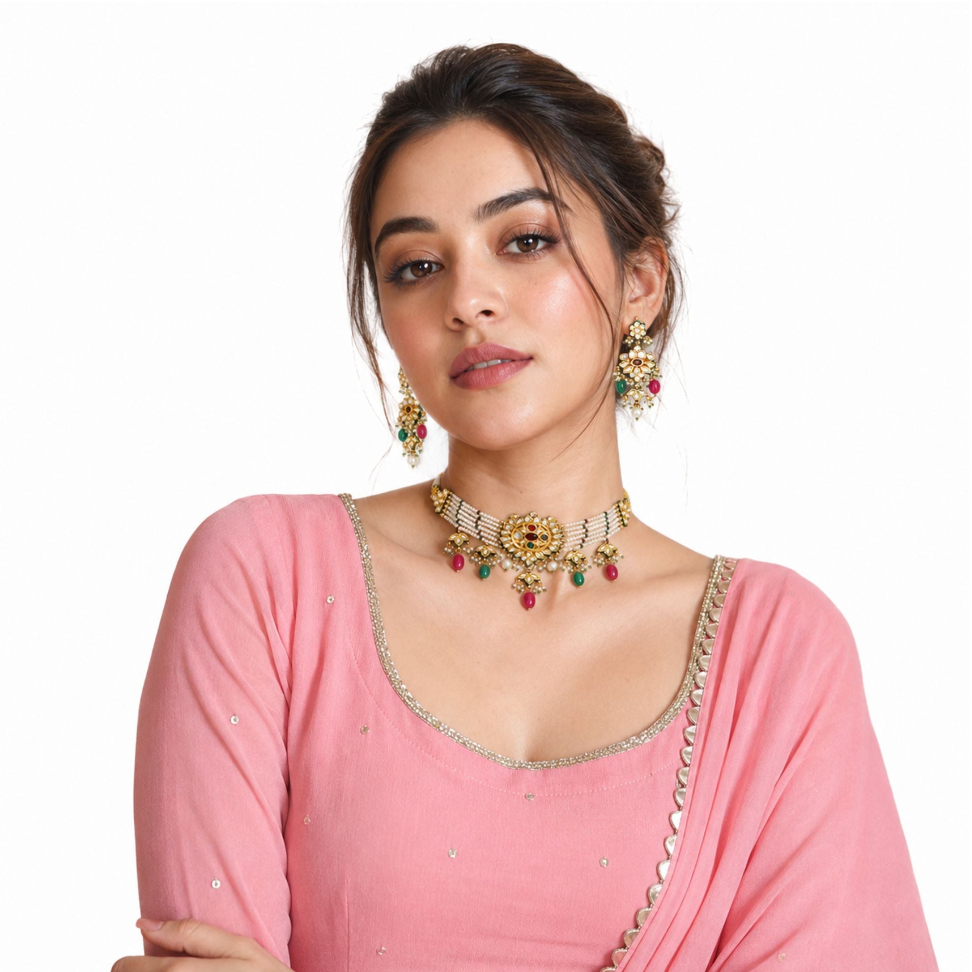 Rajeshwari Maharani Kundan Choker Set
