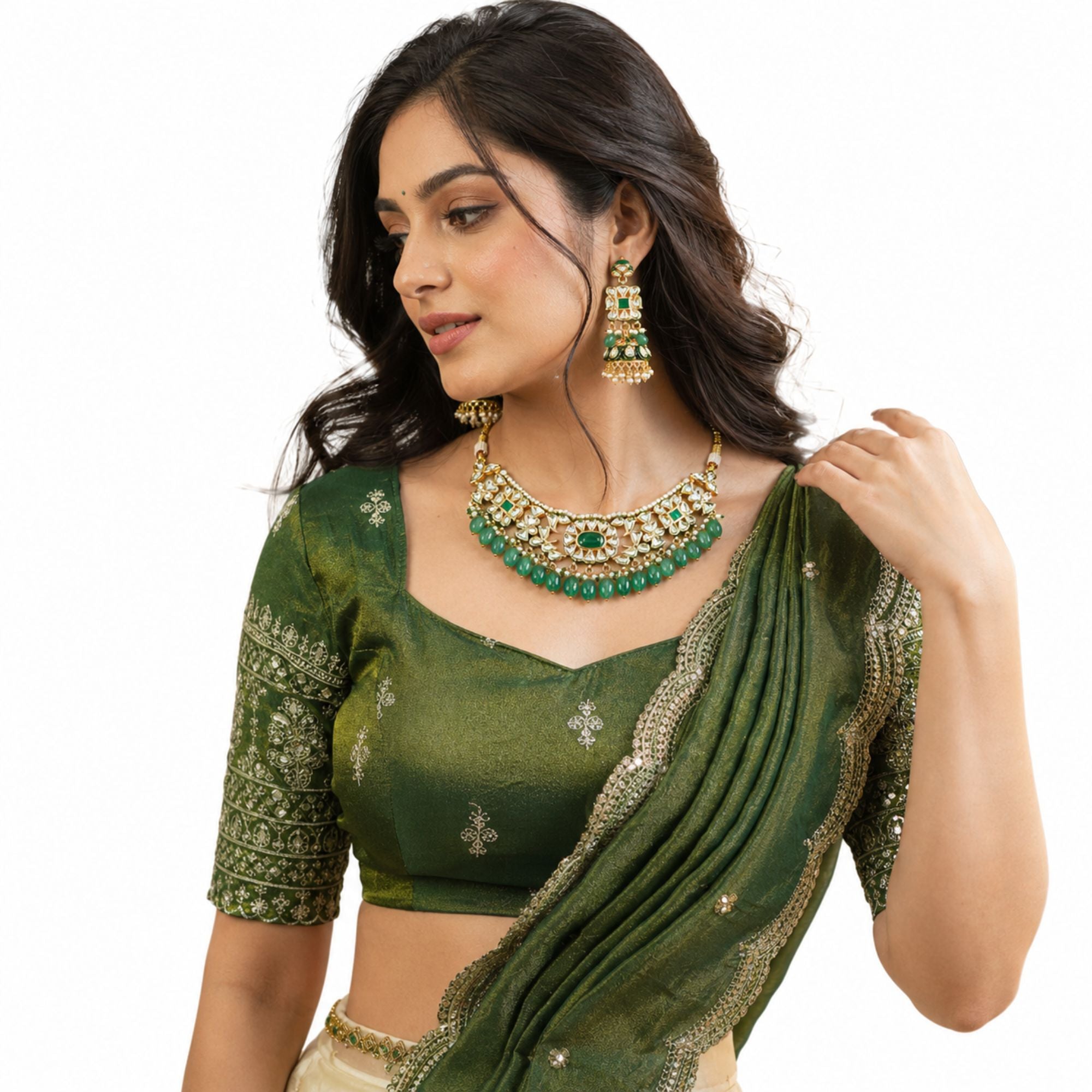 Panna Pearl Drop Choker Set