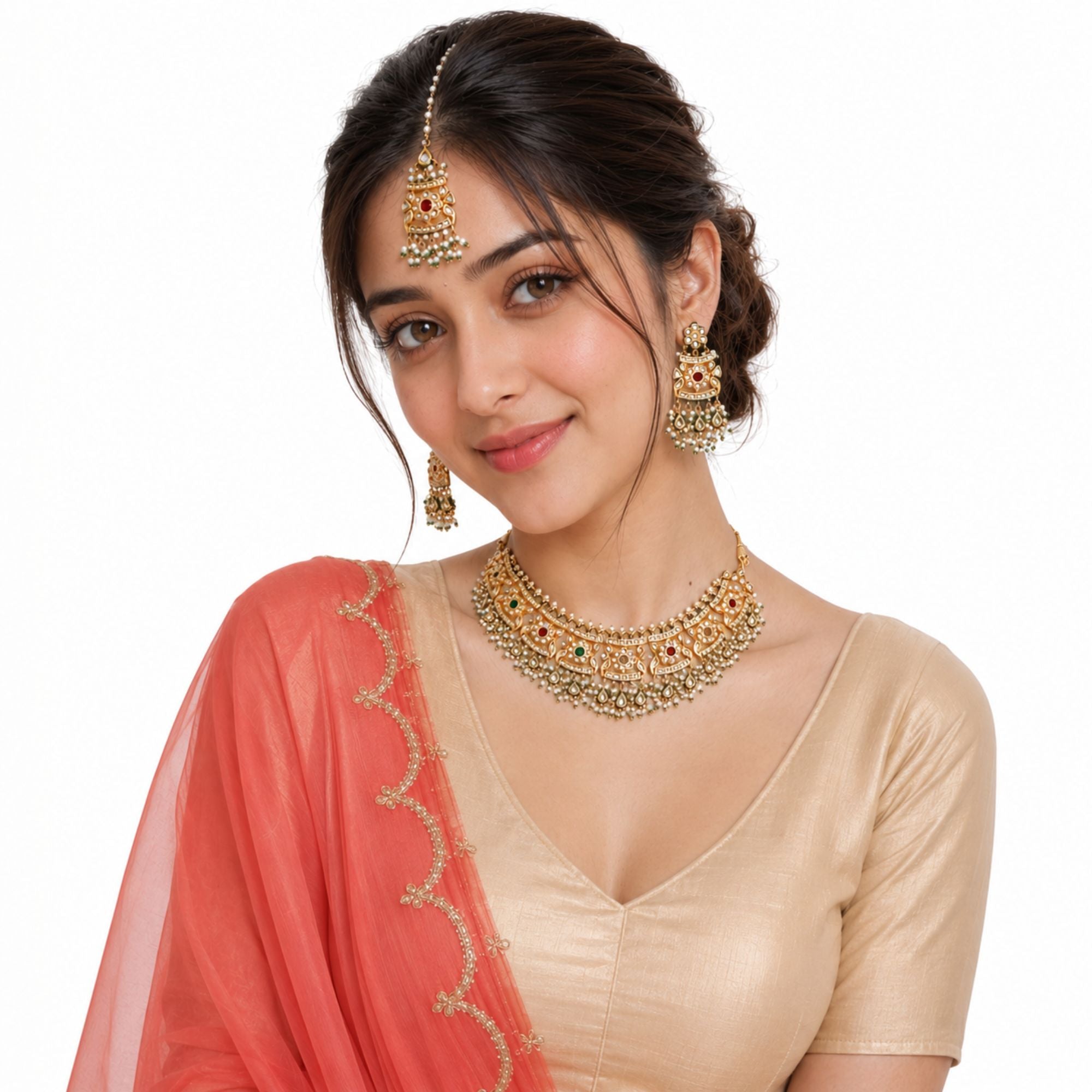 Samragni Grand Kundan Choker Set