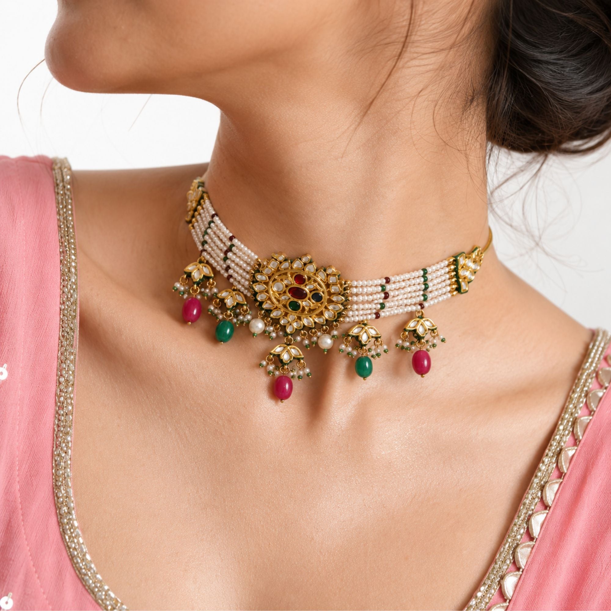 Rajeshwari Maharani Kundan Choker Set