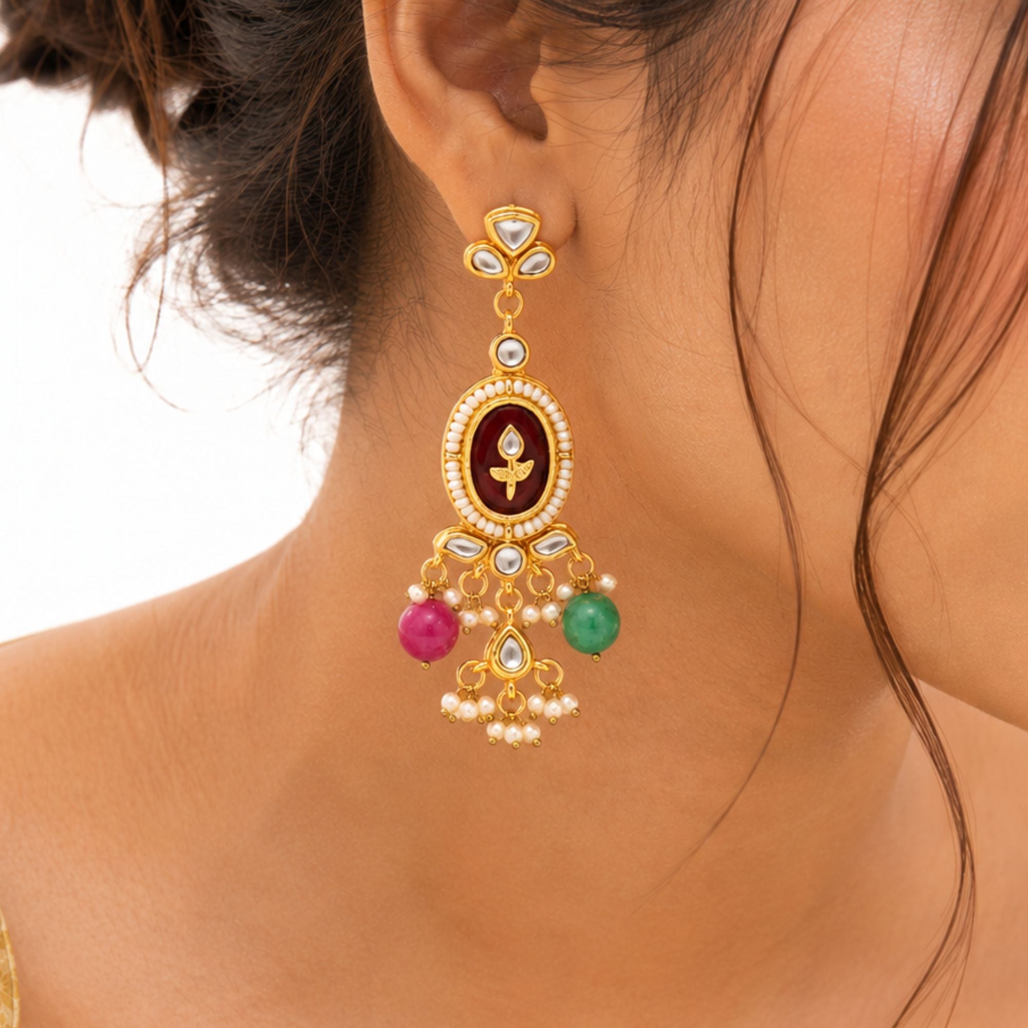 Rajkumari Luxury Kundan Choker Set