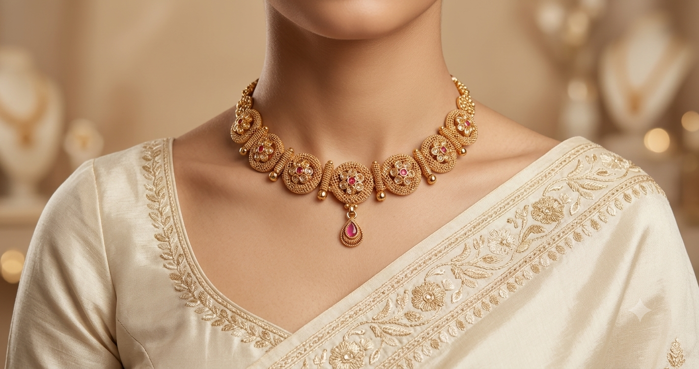 Fatima Indian Pakistani Polki Bridal Jewelry Set Wedding Necklace Earrings for Women Gold Plated