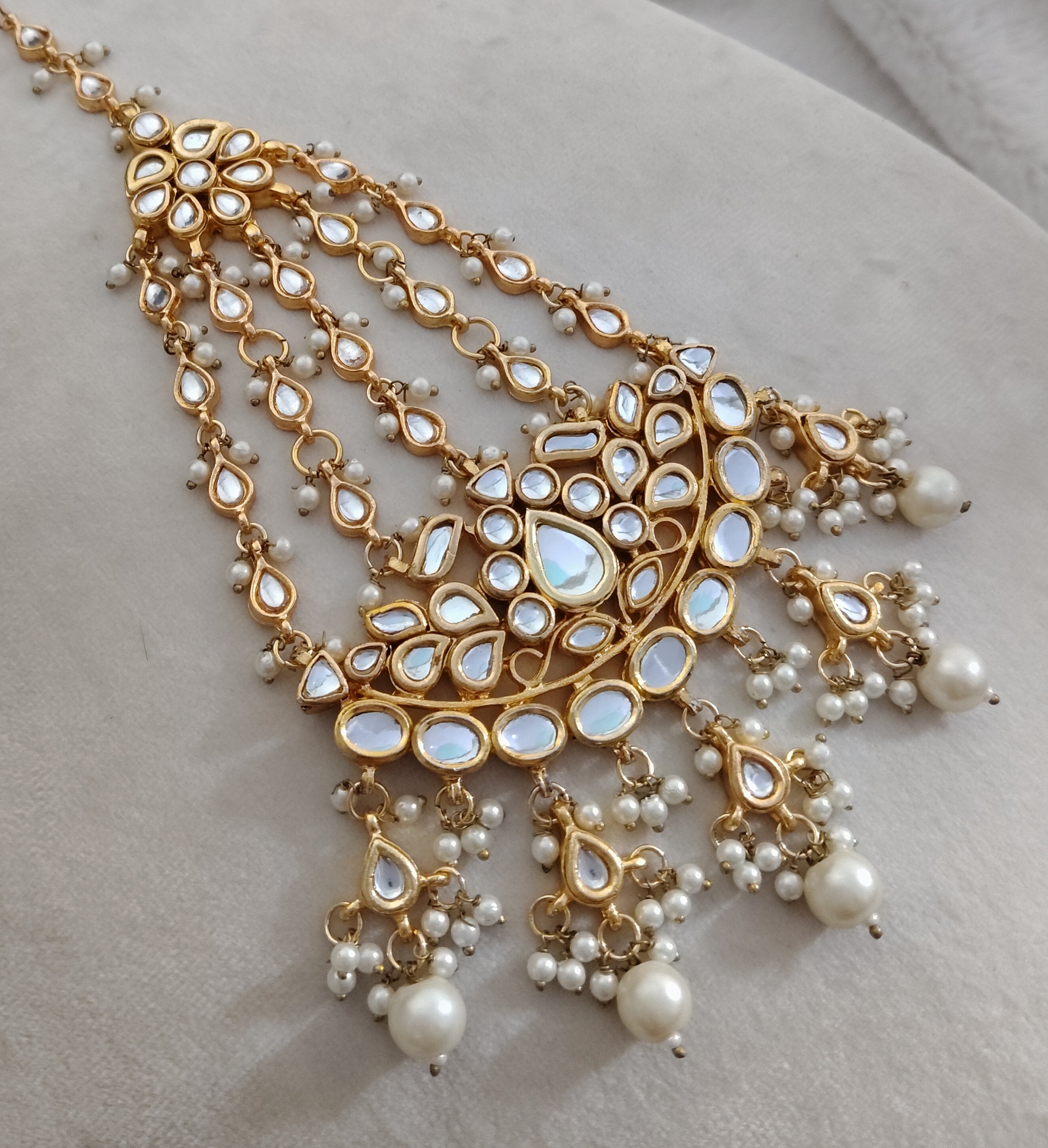 Traditional Rajasthani Kundan Jhumar Bridal for Festive Wear Roz Jewellers