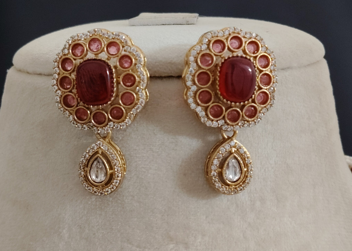 Mughal-Inspired Maharani Moissanite Necklace Traditional Indian Bridal Jewelry with Craftsmanship