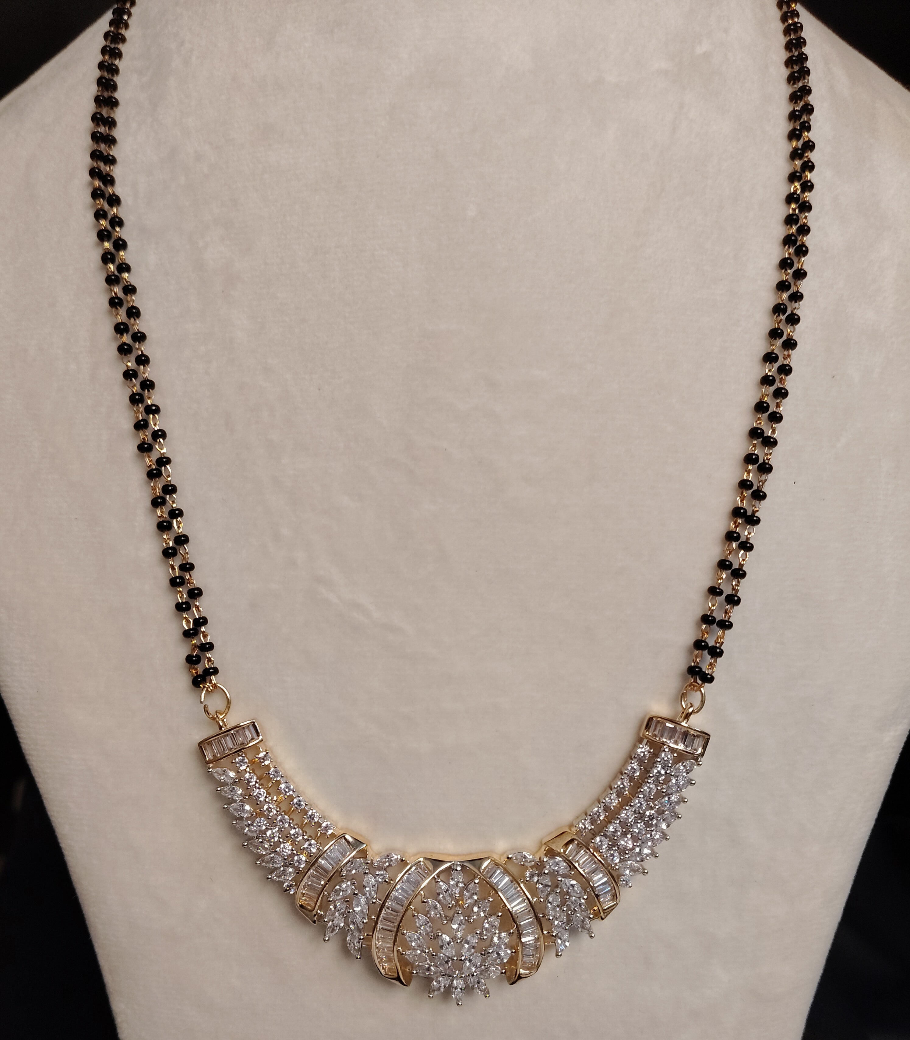 Maira American Diamond Indian Mangalsutra Roz Jwellers.