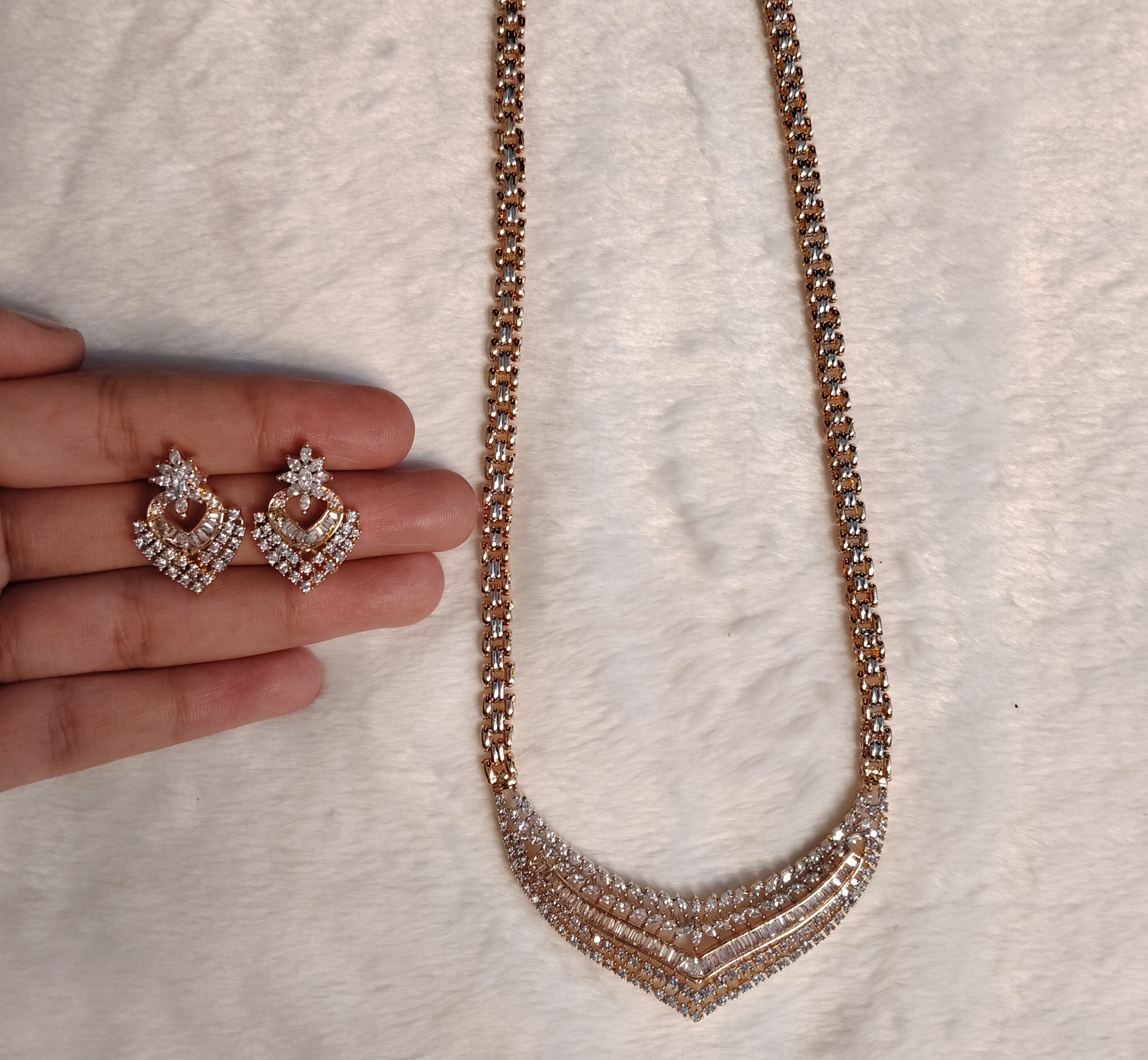 Rowa American Diamond Indian Mangalsutra For Women Roz Jwellers.