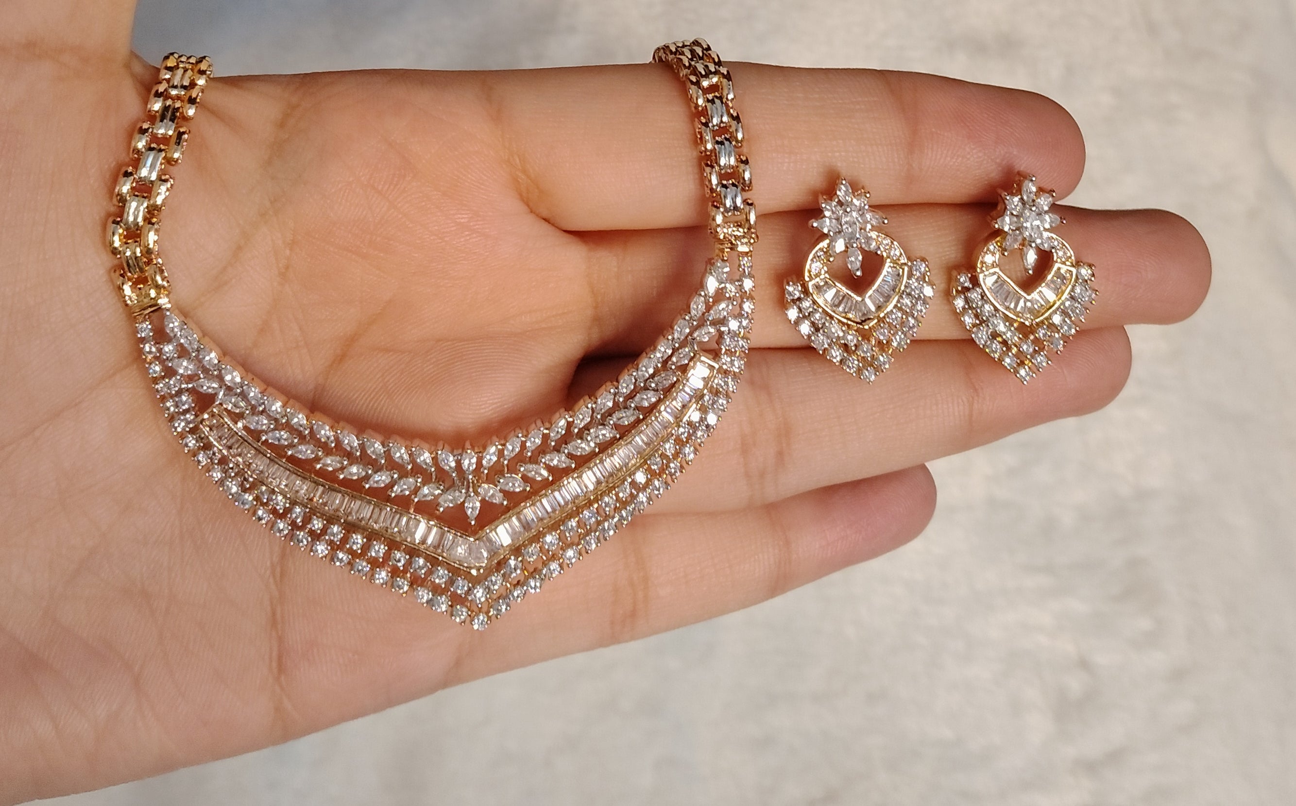 Rowa American Diamond Indian Mangalsutra For Women Roz Jwellers.