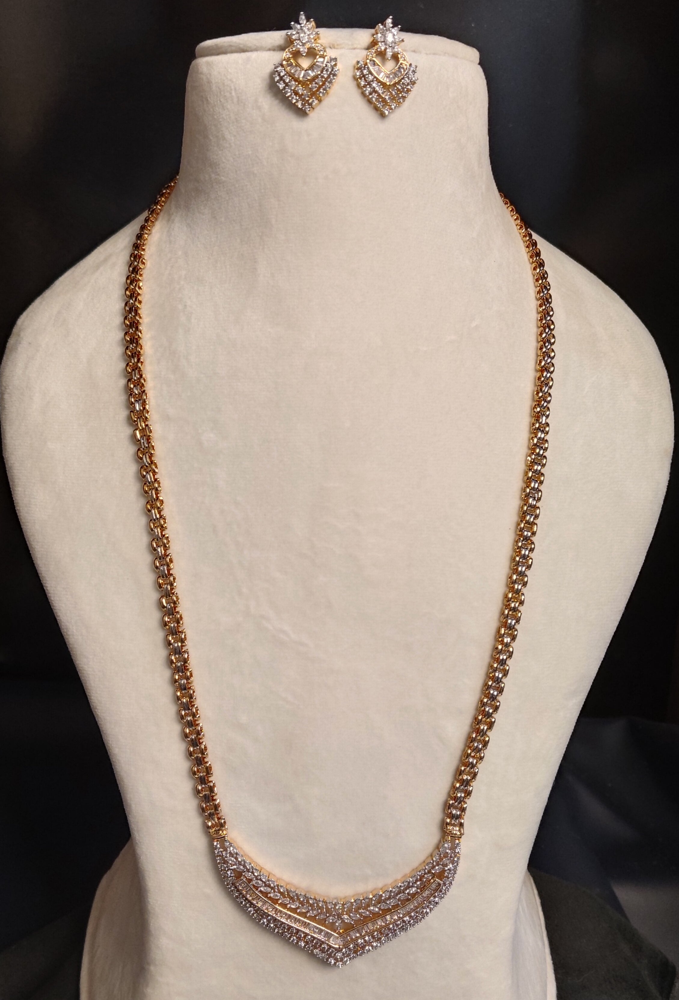 Rowa American Diamond Indian Mangalsutra For Women Roz Jwellers.