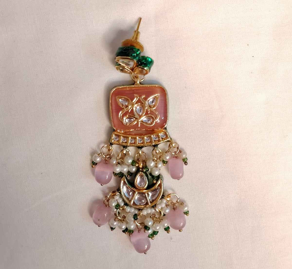 Designer Indian Pink Kundan Choker Necklace Bridal Wedding Statement Jewellery Roz Jewellers.