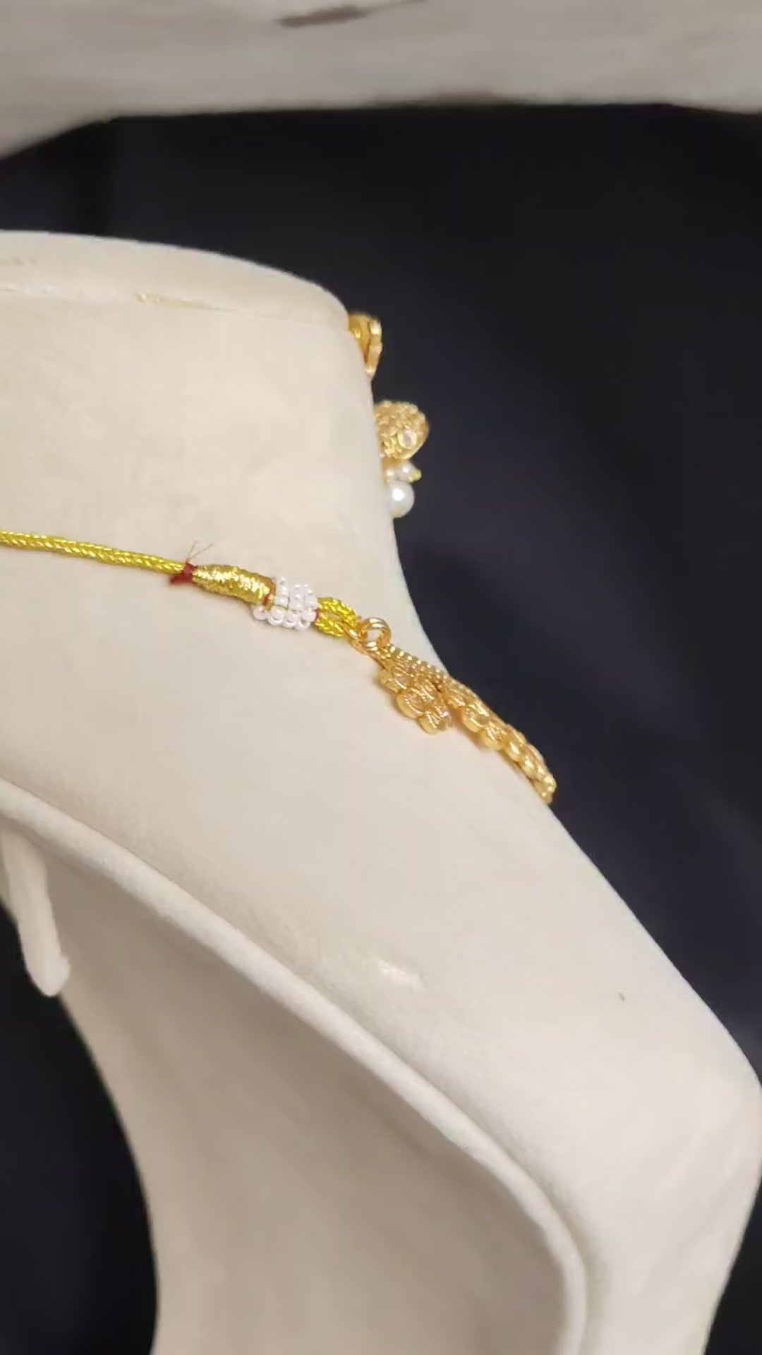 Hafsa Indian Pakistani Polki Bridal Jewelry Set Wedding Necklace Earrings for Women Gold Plated