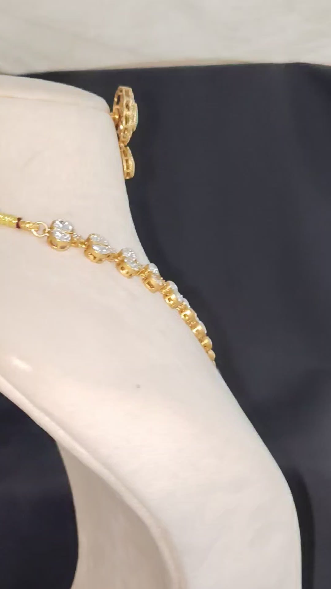 Sabyasachi-Inspired Royal Moissanite Necklace Set for Indian Bridal Wedding Wear Jewelry